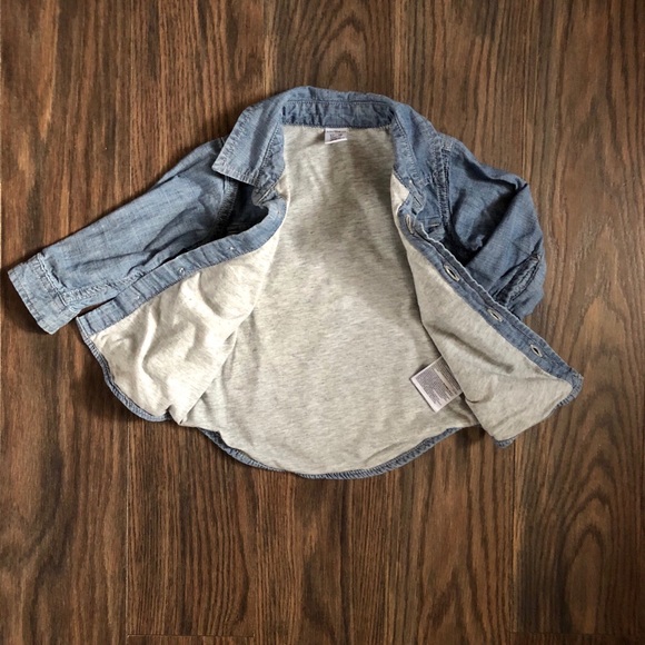 Gap Lined Chambray Button Down - Picture 3 of 4